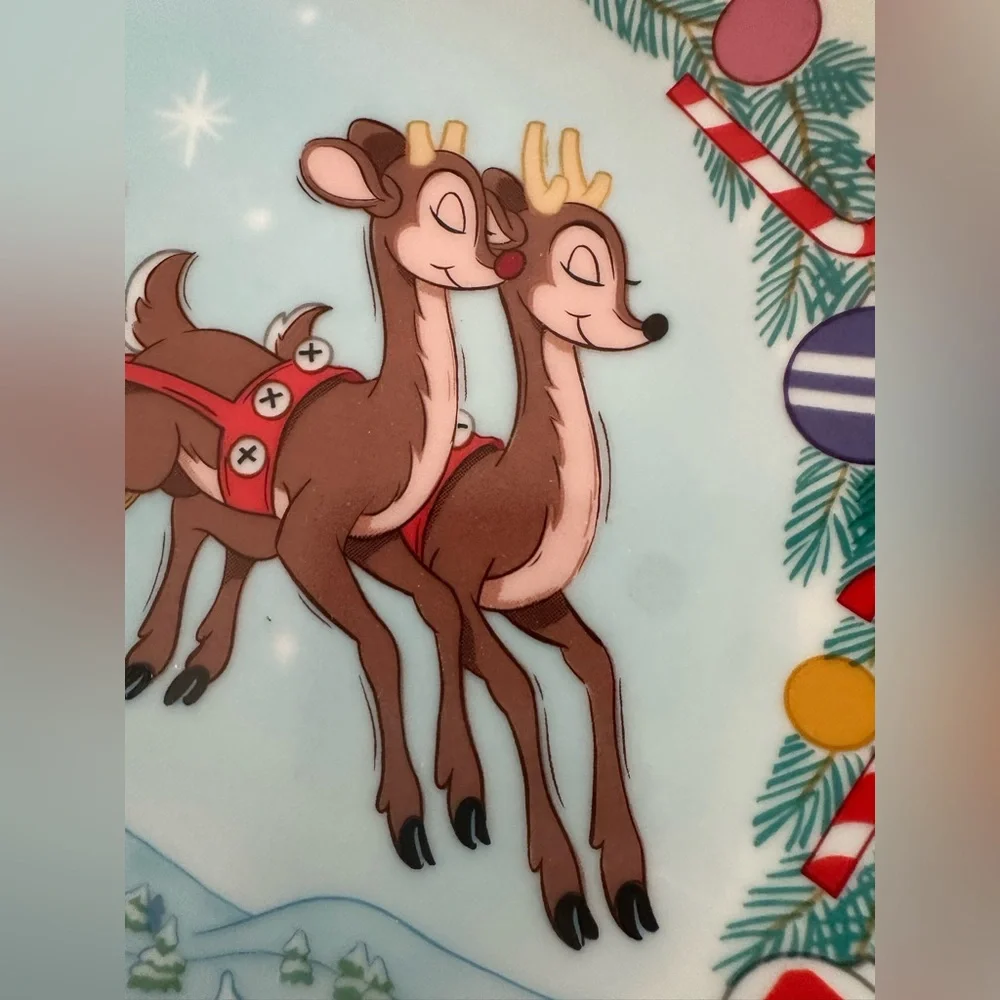 Royal Orleans Limited Edit Merry Christmas 1982 Pink Panther Sleigh Ride 1st Ann